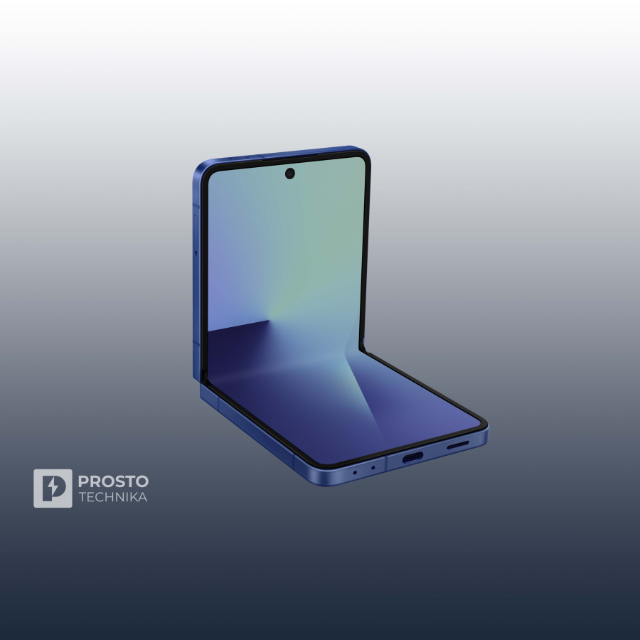 Смартфон Samsung Galaxy Z Flip 7 12 ГБ, 256 ГБ Blue Shadow